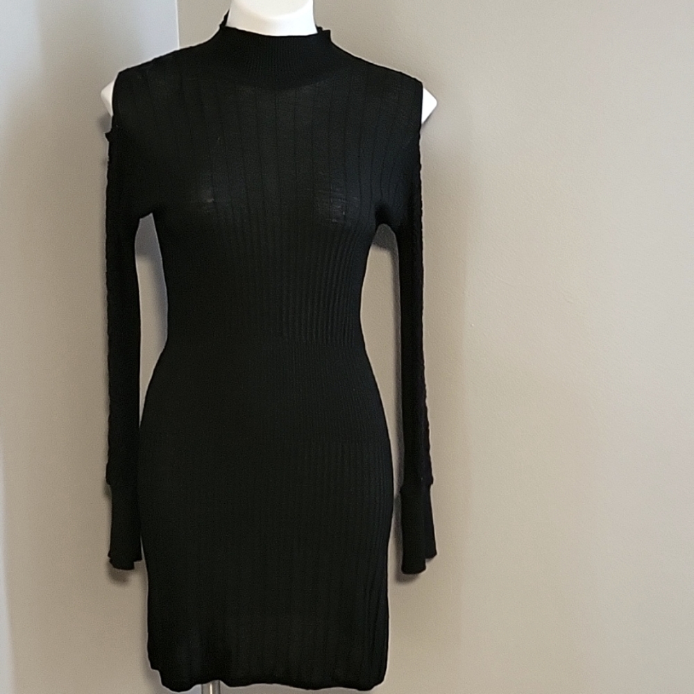 Anne Fontaine Ribbed Sweater Dress